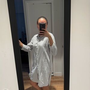 Sundry Striped Long Sleeve Dress